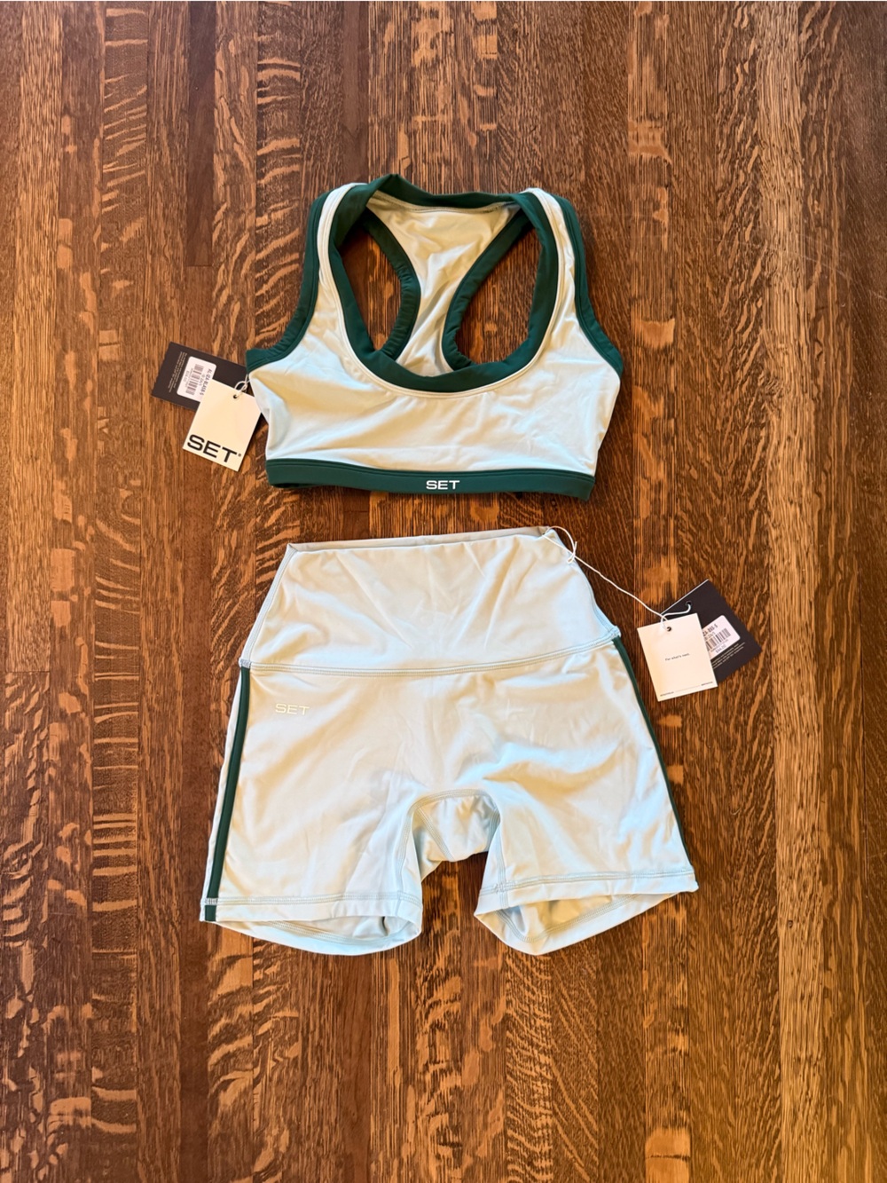 SET Active Scoop Bra and Shorts Set